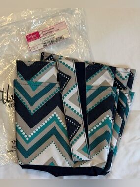thirty-one Dotty Chevron Creative Caddy Tote Storage Organization New